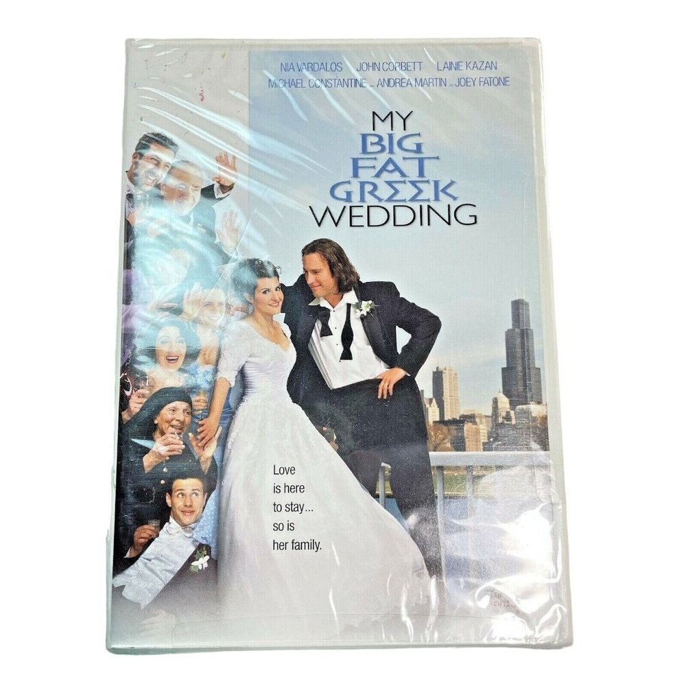 My Big Fat Greek Wedding Romantic Comedy DVD 2002 PG Nia Vardalos John Corbett u